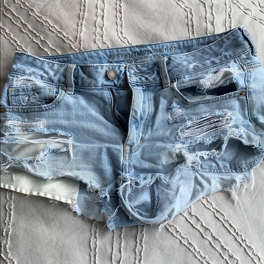 American eagle denim shorts